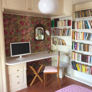Knihovna v bed and breakfast