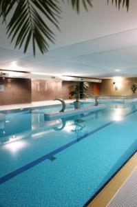 - une grande piscine dans le bâtiment de l'hôtel dans l'établissement Maldron Hotel Tallaght, à Tallaght