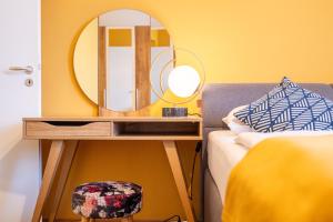 Postel nebo postele na pokoji v ubytování Apartment "Deluxe" Innsbruck - Mutters