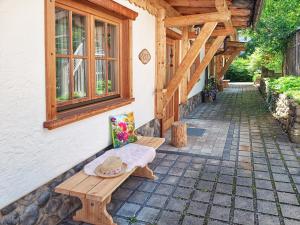 Vonkajšia záhrada v ubytovaní Luxury Chalets Wiesenruh