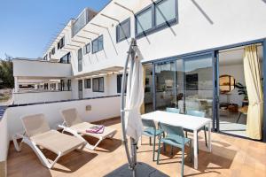 Μπαλκόνι ή βεράντα στο Las Vistas Apartment mit Meerblick