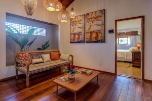 Posezení v ubytování Casa 'Olu'Olu Itacaré + 49 fotografií