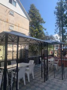 Balkón nebo terasa v ubytování Amfitrita Hotel Ureki