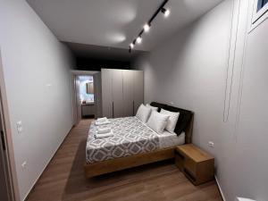 Elia Luxury Residence客房内的一张或多张床位