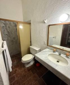 Koupelna v ubytování Departamento en Club Santiago Manzanillo