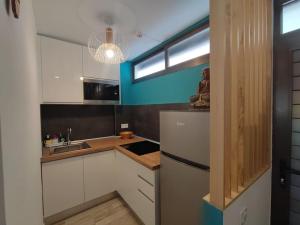 Kuchyň nebo kuchyňský kout v ubytování 3Min Walk Playa del Inglès Apartment