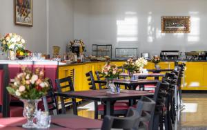Hotel Dan Inn Uberlandia By Nacional Inn餐厅或其他用餐的地方