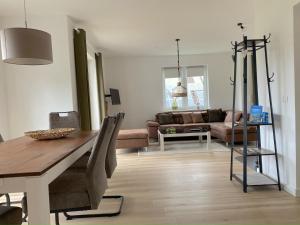 Posezení v ubytování Ferienwohnung Bergsee