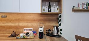 Kuchyň nebo kuchyňský kout v ubytování Value Living Apartment