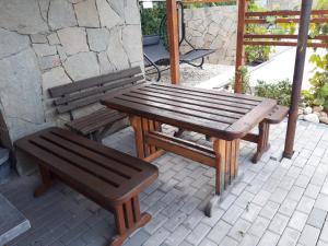 Patio nebo venkovní prostory v ubytování Ubytovani PASO na Palave