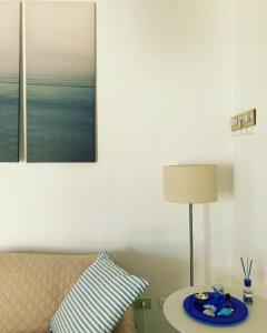 A seating area at La Casa BluMare