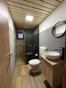 Koupelna v ubytování Mavrovo Apartment