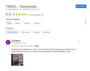uma imagem do website tnsu tempedapa em Apartamento Novo e Completo no Centro de Gramado! em Gramado