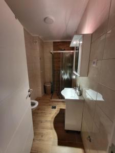 A bathroom at Apartman LALA