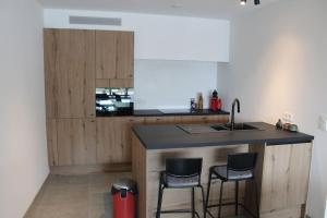 Kuchyň nebo kuchyňský kout v ubytování Ruim nieuwbouwappartement oostduinkerke + 9 fotografií