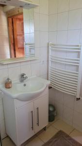 Ванная комната в Ferienhaus Bliev-Hee Nr 2