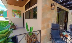Ruang duduk di Suite La Orquidea