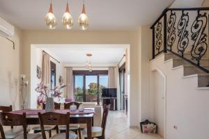 Χώρος καθιστικού στο Villa Artemis