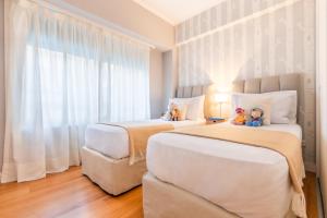 Modern Apartments in Puerto Madero客房内的一张或多张床位