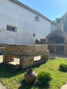 Zahrada ubytování SOBE ŠPONGA