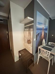 Posteľ alebo postele v izbe v ubytovaní Apartament Przy Lesie + 9 fotografií