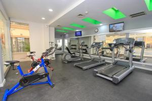 Fitness centrum a/nebo fitness zařízení v ubytování Holiday Inn Leon by IHG