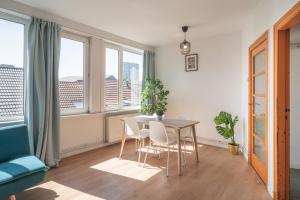 Χώρος καθιστικού στο Large Antwerp City Center Apartments