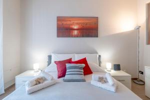 Postel nebo postele na pokoji v ubytování 10min dal Centro [PortaSusa-FreeParking&AC]