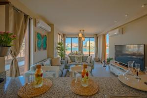 Гостиная зона в Apartment in Tawila ElGouna The Butterfly