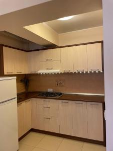 Virtuvė arba virtuvėlė apgyvendinimo įstaigoje Sea Escape Apartment Mamaia