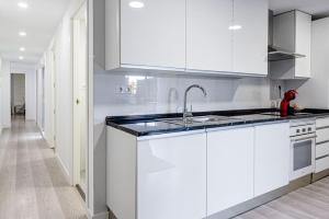 Kuchyňa alebo kuchynka v ubytovaní PISO CORTE INGLES ALICANTE