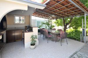 Zahrada ubytování Apartmani Trogir