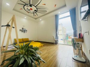 TV a/nebo společenská místnost v ubytování Duy Thanh hotel