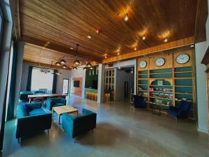 Zona d'estar a Suatis Resort Kazbegi