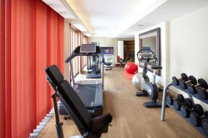 Fitness centrum a/nebo fitness zařízení v ubytování Sporthotel Lorünser