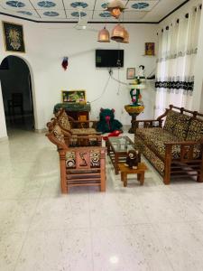 Χώρος καθιστικού στο Indusara Villa Bentota
