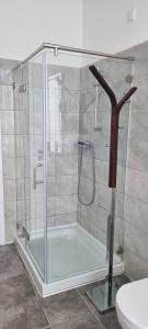 Baðherbergi á Apartmán A7 u Jeníčka v Chomutově
