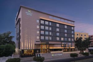 a rendering of a hotel with a building at Hyatt Place Vijayawada in Vijayawāda