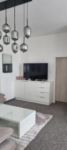 Sjónvarps- og/eða afþreyingartæki á Apartmán A7 u Jeníčka v Chomutově