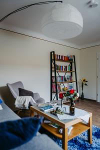 A seating area at Ferienwohnung Morgensonne
