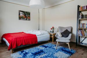 A bed or beds in a room at Ferienwohnung Morgensonne