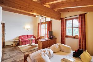 Posezení v ubytování Berggasthof Platzlalm