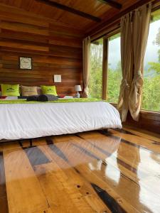 Cama o camas de una habitación en Montenebo Missionary House
