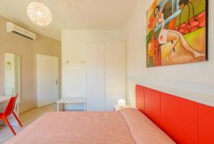 Postel nebo postele na pokoji v ubytování Hotel Alpino