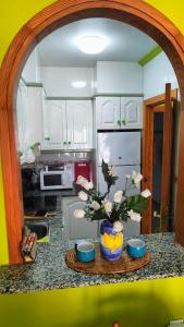 Kuchnia lub aneks kuchenny w obiekcie Apartamento Galeon XXI