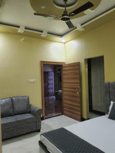 Posezení v ubytování Shree Nanda Guest House