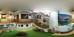an image of the inside of a building at Hostal Mendieta in Paracas