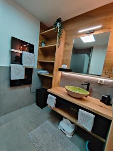 Koupelna v ubytování DaHome Appartements