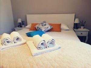 Posteľ alebo postele v izbe v ubytovaní Charming apartment piccolo paradiso