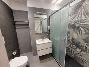 Koupelna v ubytování SP Rooms
